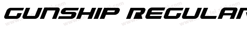 Gunship Regular2字体转换